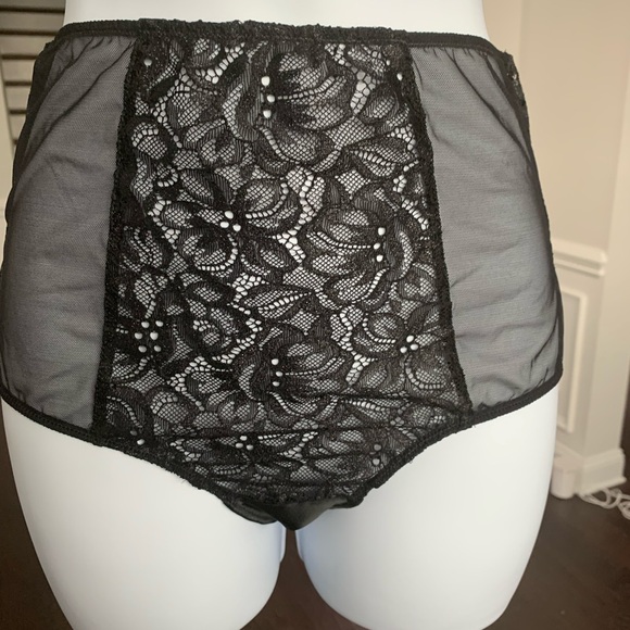 Journelle Black Lace High Waist Panty - Picture 3 of 4